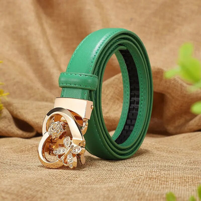 Nauji diržai moterims, prabangūs garsaus prekės ženklo dizaineriai, moteriški diržai, saldainių spalvos, aukštos kokybės suknelė karvės odos automatinė sagtis LB2202