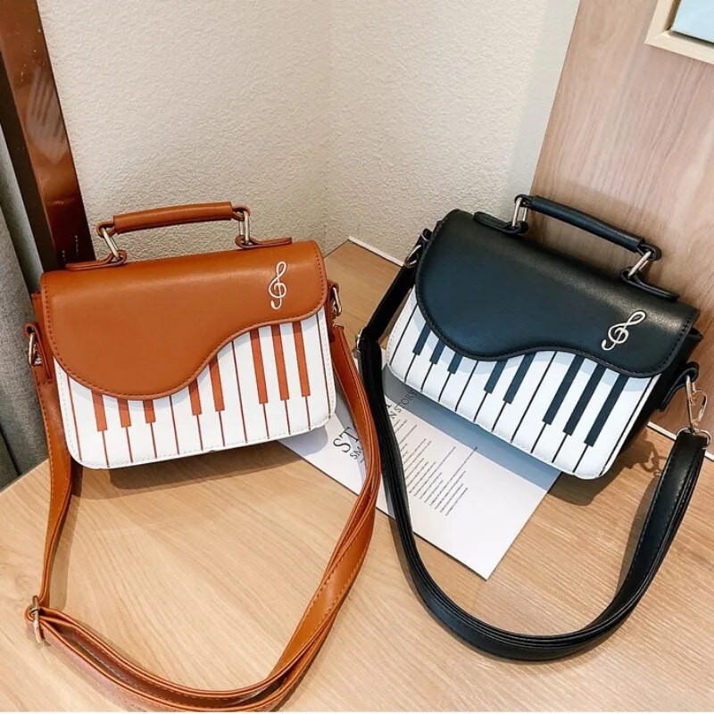 Korejski piano dizajn Ženske torbe na rame PU kožna kurirska torba Ručna torbica Modna torbica za tijelo džepna torbica Paket