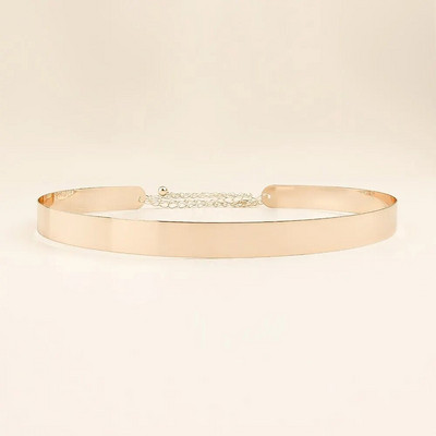 1 gabalas aukso spalvos juosmens grandinėlė Summer Personality Cassette Sequin Moteriškas diržas, papildantis de moda arnes mujeres cintura