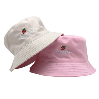 Fisherman\'s Hat διπλής όψης Smile Face Unisex Fashion Pop Hip Hop Bucket Cap Ανδρικό Καλοκαίρι