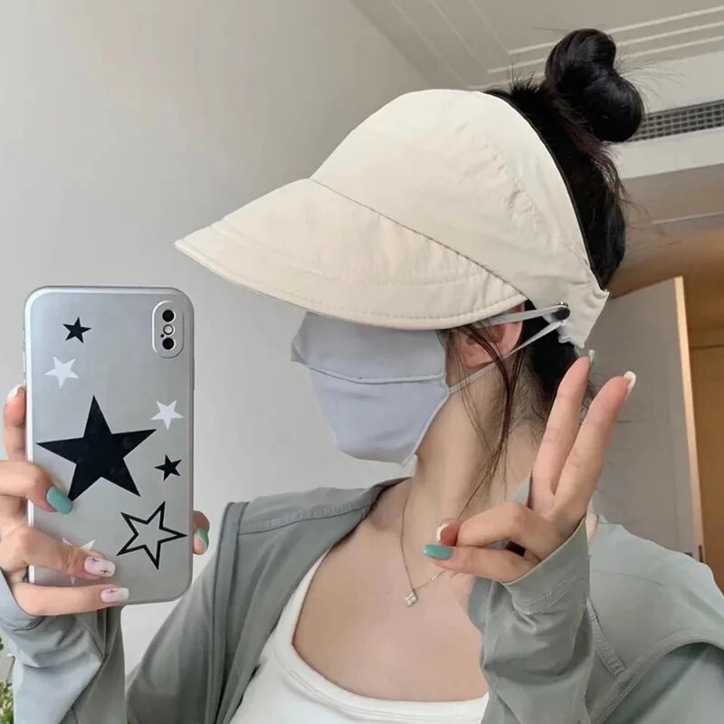 Šeširi za sunce za žene Ljetni šešir sa širokim obodom i širokim obodom, čvrsti ribarski šešir, koji se brzo suši, ležerna kapa za plažu, UV zaštita