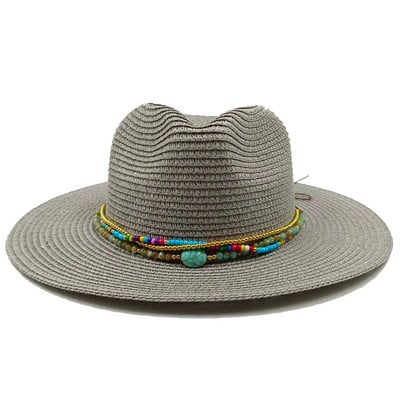 Novi dodaci za ljetni slamnati šešir jazz šešir za sunčanje na otvorenom ljetni šešir za zaštitu od sunca šešir za plažu sombrero šešir za sunce