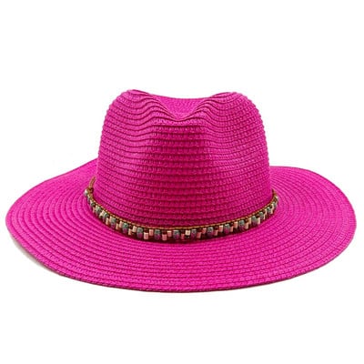 Novi dodaci za ljetni slamnati šešir jazz šešir za sunčanje na otvorenom ljetni šešir za zaštitu od sunca šešir za plažu sombrero šešir za sunce