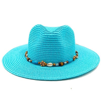 Novi dodaci za ljetni slamnati šešir jazz šešir za sunčanje na otvorenom ljetni šešir za zaštitu od sunca šešir za plažu sombrero šešir za sunce