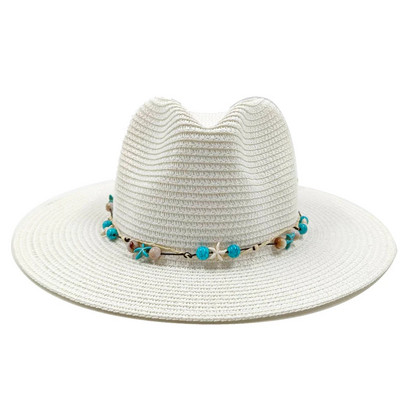 Novi dodaci za ljetni slamnati šešir jazz šešir za sunčanje na otvorenom ljetni šešir za zaštitu od sunca šešir za plažu sombrero šešir za sunce