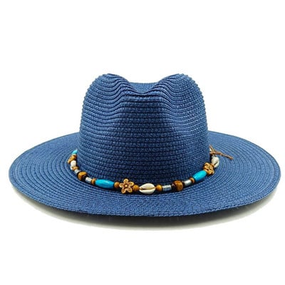 Novi dodaci za ljetni slamnati šešir jazz šešir za sunčanje na otvorenom ljetni šešir za zaštitu od sunca šešir za plažu sombrero šešir za sunce