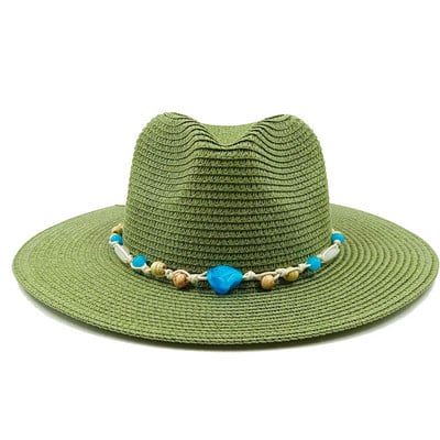 Novi dodaci za ljetni slamnati šešir jazz šešir za sunčanje na otvorenom ljetni šešir za zaštitu od sunca šešir za plažu sombrero šešir za sunce