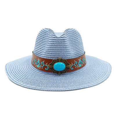 Novi dodaci za ljetni slamnati šešir jazz šešir za sunčanje na otvorenom ljetni šešir za zaštitu od sunca šešir za plažu sombrero šešir za sunce