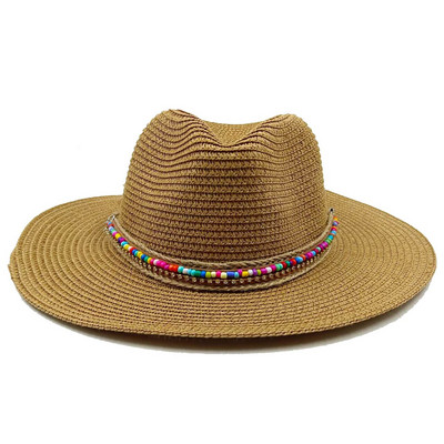 Novi dodaci za ljetni slamnati šešir jazz šešir za sunčanje na otvorenom ljetni šešir za zaštitu od sunca šešir za plažu sombrero šešir za sunce