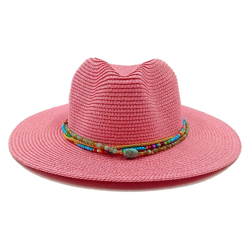 Novi dodaci za ljetni slamnati šešir jazz šešir za sunčanje na otvorenom ljetni šešir za zaštitu od sunca šešir za plažu sombrero šešir za sunce