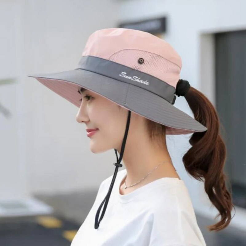 Unisex plataus krašto Panamos kepurė Vyriška žvejybai skirta kepurė lauko apsauga nuo UV spindulių UPF 50+ skrybėlė nuo saulės Vasarinė tinklinė skrybėlaitė Kepurė Bob žygio kepurė