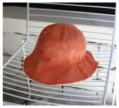 Széles karimájú napozósapkák nőknek Panama összehajtható ráncos vödörsapka nyári napvédő védősapkák kültéri horgászsapkák