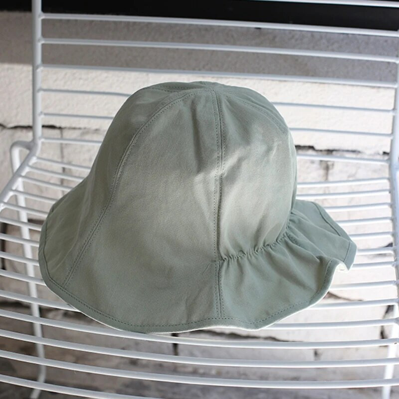 Széles karimájú napozósapkák nőknek Panama összehajtható ráncos vödörsapka nyári napvédő védősapkák kültéri horgászsapkák