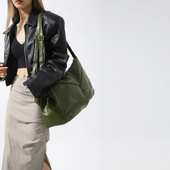Дамска чанта Нова ретро голяма чанта Универсална пътническа чанта с голям капацитет Чанта през рамо Чанта за едно рамо