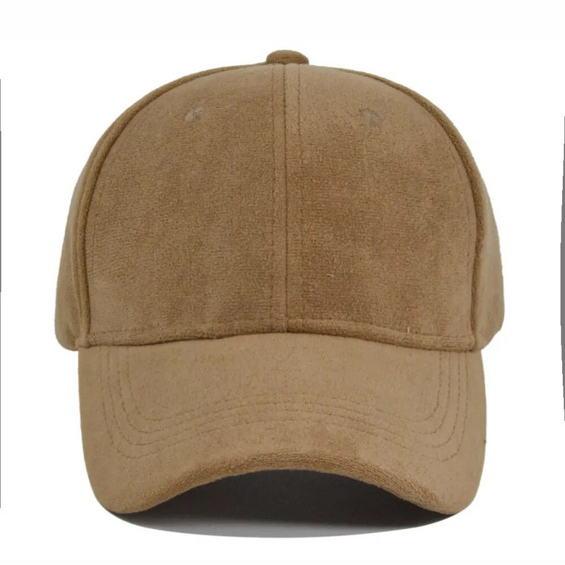 Modne bejzbol kape od brušene kože za muškarce Žene Jesen Zima Jednobojne retro brze hip hop šeširi Unisex ulične podesive kape za zaštitu od sunca