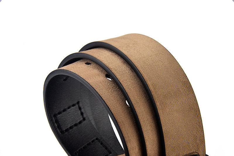 【LEON＇S】 Pandlaga nahast vabaaja teksapüksid Meeste Kvaliteetne retro luksuslik meeste rihm Cintos 3 värvi 2023 UUS