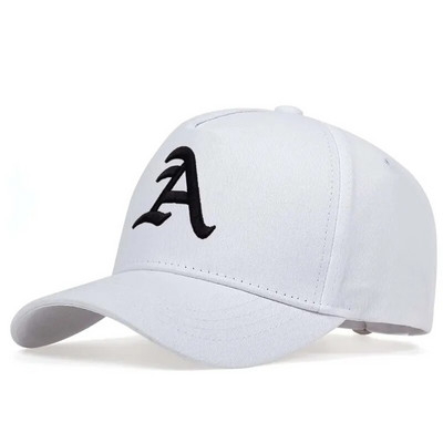 Nyári férfi baseballsapka Letter A hímzés Snapback sapka pamut állítható hip-hop sapka Sport kamionos sapkák napkalapok