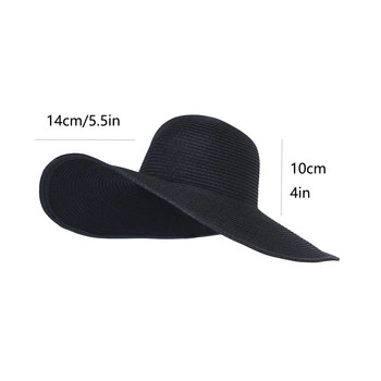 Γυναικείο Ελαφρώς Καμπυλωτό Καπέλο Ορειβατικού Ψαρέματος Υπαίθριας Ιππασίας Άδειο επάνω καπέλο Φαρδύ αντηλιακό καπέλο шляпа женская летняя 2024