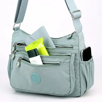 Дамска чанта Ежедневна дамска чанта през рамо Многослойна найлонова чанта Дамски чанти през рамо Дамска чанта през рамо през рамо Чанти през рамо