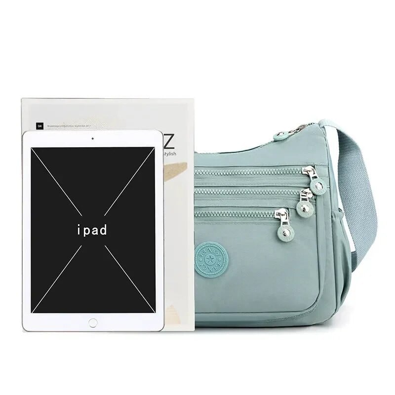 Moterų krepšys per petį Daugiasluoksnis nailoninis krepšys Moteriški krepšiai Crossbody Moterų krepšiai Moterų krepšiai Pečių krepšiai