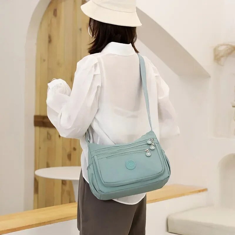 Moterų krepšys per petį Daugiasluoksnis nailoninis krepšys Moteriški krepšiai Crossbody Moterų krepšiai Moterų krepšiai Pečių krepšiai