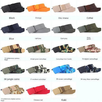 110/120/130/140/150/160/170cm Camo Military Tactical Belts Casual Jeans αξεσουάρ Επώνυμες αθλητικές ζώνες εξωτερικού χώρου για άνδρες γυναίκες