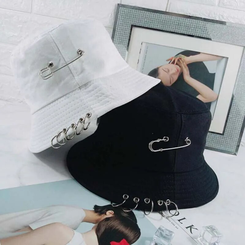 1PC Unisex Žene Muškarci Šeširi sa iglama Prstenovi Šeširi za sunčanje Kape Ljetne kape Ribarski šešir Javorov list Dvostrani nosivi ružičasti novo