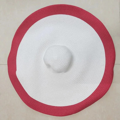 Suvised 25 m suure äärega ülisuured kokkupandavad rannamütsid naistele kokkupandavad õlgkübarad päikesekaitse peoks Reisimüts Dropshipping