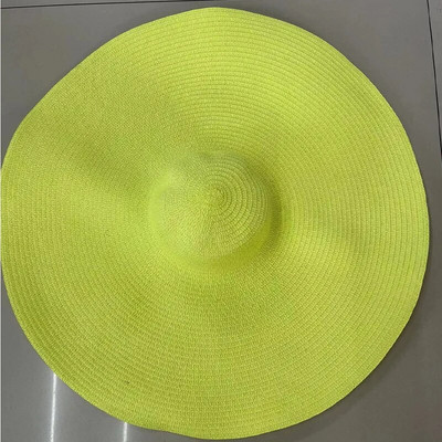 Suvised 25 m suure äärega ülisuured kokkupandavad rannamütsid naistele kokkupandavad õlgkübarad päikesekaitse peoks Reisimüts Dropshipping