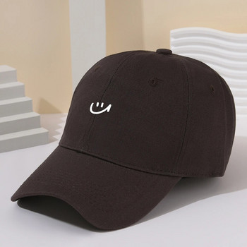 2023 Бейзболна шапка с букви Жени Мъже Лятна извита периферия Едноцветни памучни шапки със закопчалка Uniex Спорт на открито Хип-хоп шапка