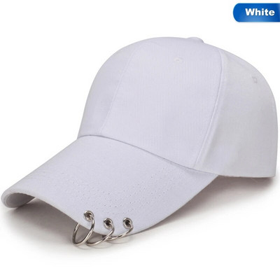 Unisex metalni prstenovi, prozračne golf bejzbol kape, žene, muškarci, sportovi na otvorenom, šešir za sunčanje, gotički punk stil, viziri, šešir, ljetni šešir
