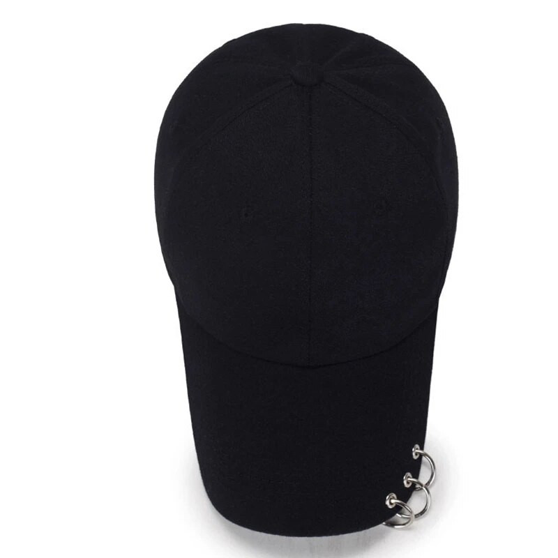 Unisex metalni prstenovi, prozračne golf bejzbol kape, žene, muškarci, sportovi na otvorenom, šešir za sunčanje, gotički punk stil, viziri, šešir, ljetni šešir