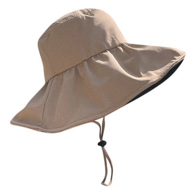 Vasarinės plonos nuo saulės apsaugančios kepuraitės moterims Moterims Korėjietiška žvejo kepurė nuo saulės Vasarinė juoda guminė skrybėlė nuo saulės