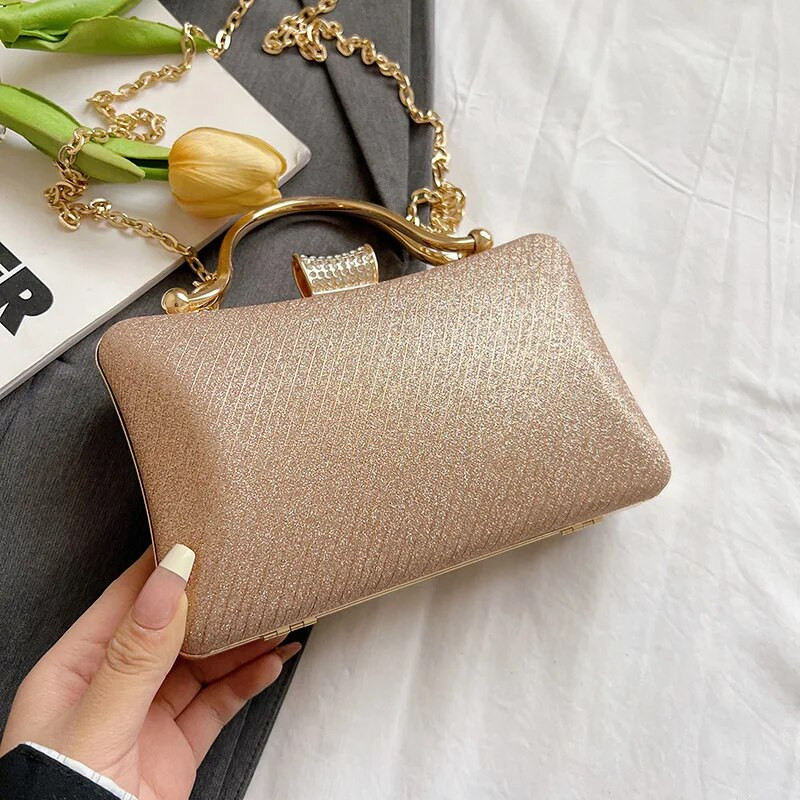 Ženska ručna torbica za večeru 2024. Nova modna banketna haljina sa šljokicama Odgovarajuća haljina Qipao Mala torbica Višenamjenska torba s dijagonalnim lancem