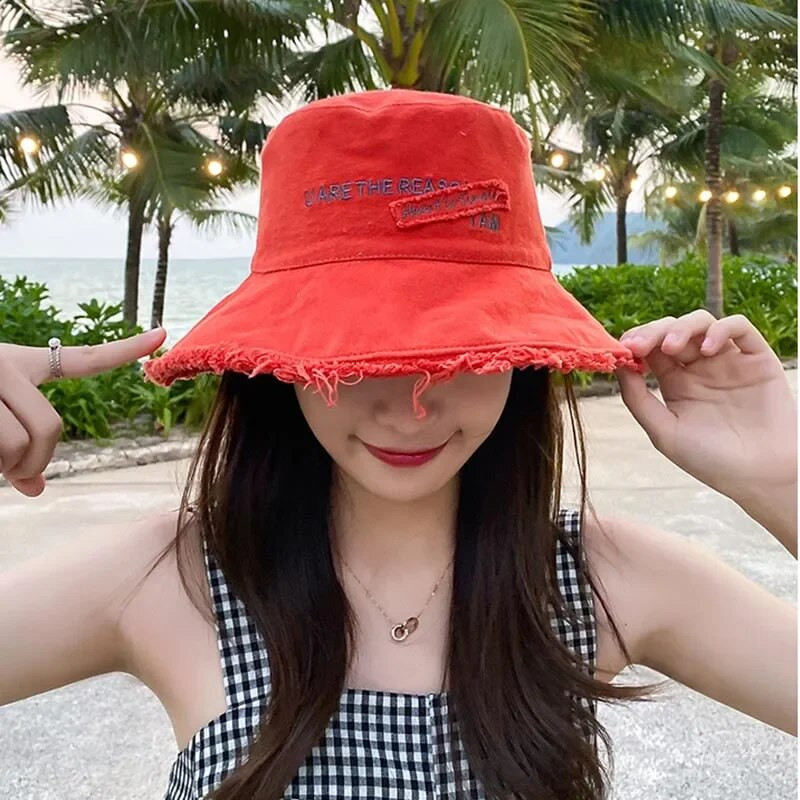 MAXSITIU pamučna ribarska kapa s resama, meka aluminijska žičana kapa s kantom za pranje vode, ženska ženska šešir za umivaonik Four Seasons