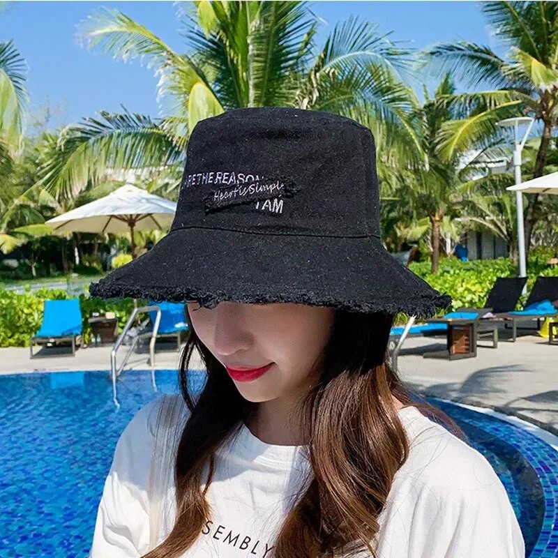 MAXSITIU pamučna ribarska kapa s resama, meka aluminijska žičana kapa s kantom za pranje vode, ženska ženska šešir za umivaonik Four Seasons