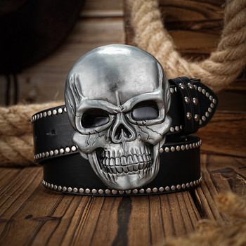 Ζώνη αποκριάτικων κοστουμιών πειρατών Skull and Cross Bone Πολλές επιλογές Vintage Goth Punk Belts, Halloween