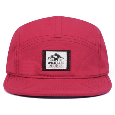 WILD LIFE Pamučne bejzbolske kape s 5 panela Snapback kape Bone Gorras Hombre Originales Hip Hop šeširi za muškarce Žene Podesivi