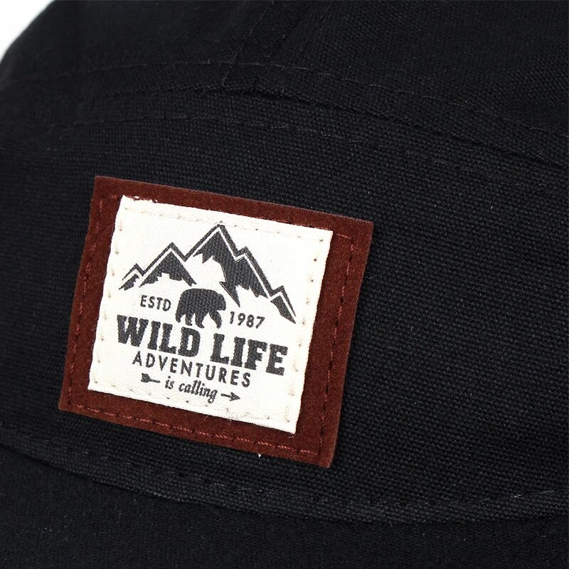 WILD LIFE Pamučne bejzbolske kape s 5 panela Snapback kape Bone Gorras Hombre Originales Hip Hop šeširi za muškarce Žene Podesivi