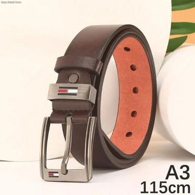 1vnt vyriški PU lydinio kvadratiniai sagtys verslo laisvalaikio diržai rudens žiemos mados juodos kavos rudos spalvos diržai vyrams