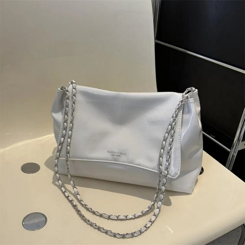Torba za nošenje na rame s remenom s lancem Elegantna torba za nošenje na rame s lancem i remenom za nošenje na remenu za žene Kapacitet čvrst za putovanje na posao