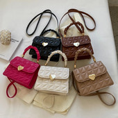 Vintažinės PU odos moteriškos kryžminės rankinės Madingi klostuoti viršutiniai rankenos rankinės moteriškos mažos rankinės ant pečių Kasdieniai pasiuntinių krepšiai