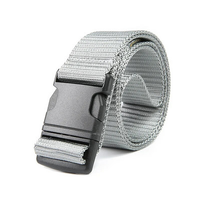 Sõjaväe taktikaline vöö meestele Reguleeritav plastist pandlaga välisreisi vöökoht 125 cm pikk kvaliteetsed nailonist lõuendist rihmad