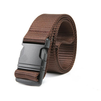 Sõjaväe taktikaline vöö meestele Reguleeritav plastist pandlaga välisreisi vöökoht 125 cm pikk kvaliteetsed nailonist lõuendist rihmad