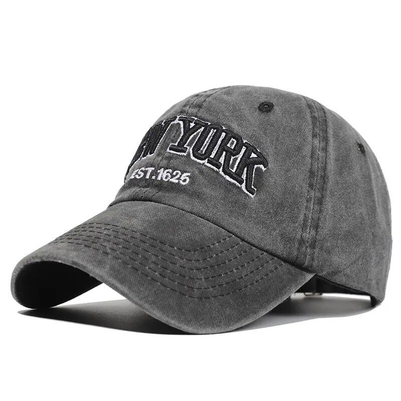 New York isprane pamučne bejzbol kape za žene i muškarce Retro vez s slovom Snapback šeširi Štitnici za sunce Hip hop tatin šešir Casquette
