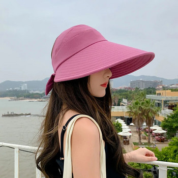 Καπέλο αντηλιακής προστασίας 2024 Γυναικείο κορεάτικο Τζόκερ που καλύπτει το πρόσωπο διαδικτυακή διασημότητα Fisherman\'s Hat Αντιηλιακό Καπέλο Sunroof Sunlight