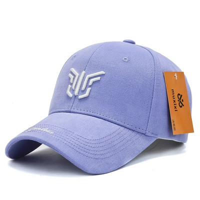 Baseball kapa Nova proljeće ljeto Jednobojni šešir za sunčanje s izvezenim vezom Muškarci Žene Unisex-tinejdžeri Pamučne kratke kape Modni hip hop šešir za ribolov