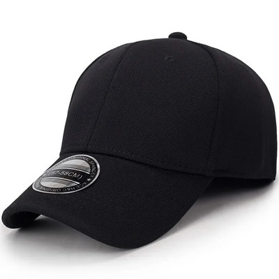 Nyári, légáteresztő sztreccs sapkák illeszkedő egyszínű baseballsapka kültéri sportgolf sapkák nőknek férfiaknak hip-hop Casquette Gorras