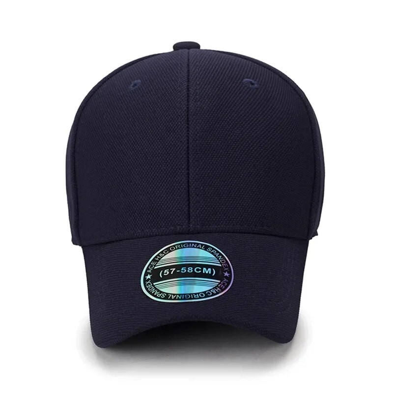 Nyári, légáteresztő sztreccs sapkák illeszkedő egyszínű baseballsapka kültéri sportgolf sapkák nőknek férfiaknak hip-hop Casquette Gorras