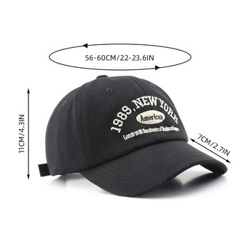 Νέα Γράμματα Κέντημα Unisex Καπέλα μπέιζμπολ για άνδρες Γυναικεία Μαλακό βαμβακερό καπέλο snapback Outdoor Sports Dad Trucker Hat Casquette